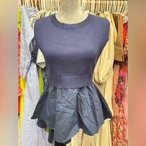 NWT AFTER MARKET knitted high low top